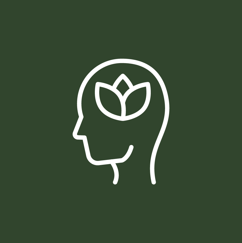 Icono depersona con planta